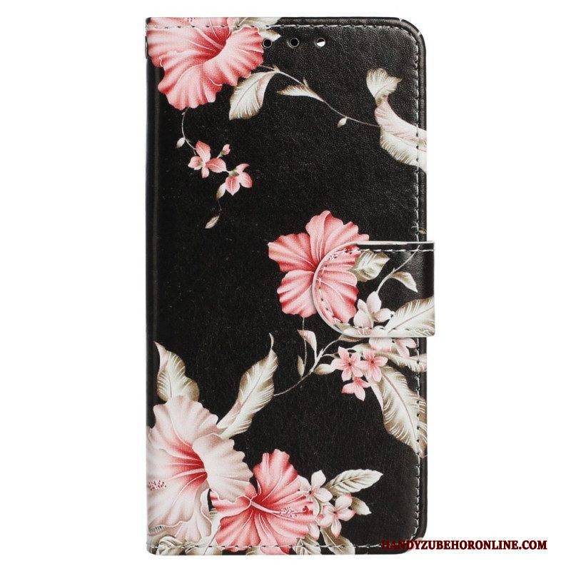 Flip Case Für Samsung Galaxy S23 Ultra 5G Blumen