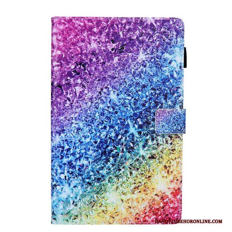 Flip Case Für Samsung Galaxy Tab A7 Lite Paillettenelement