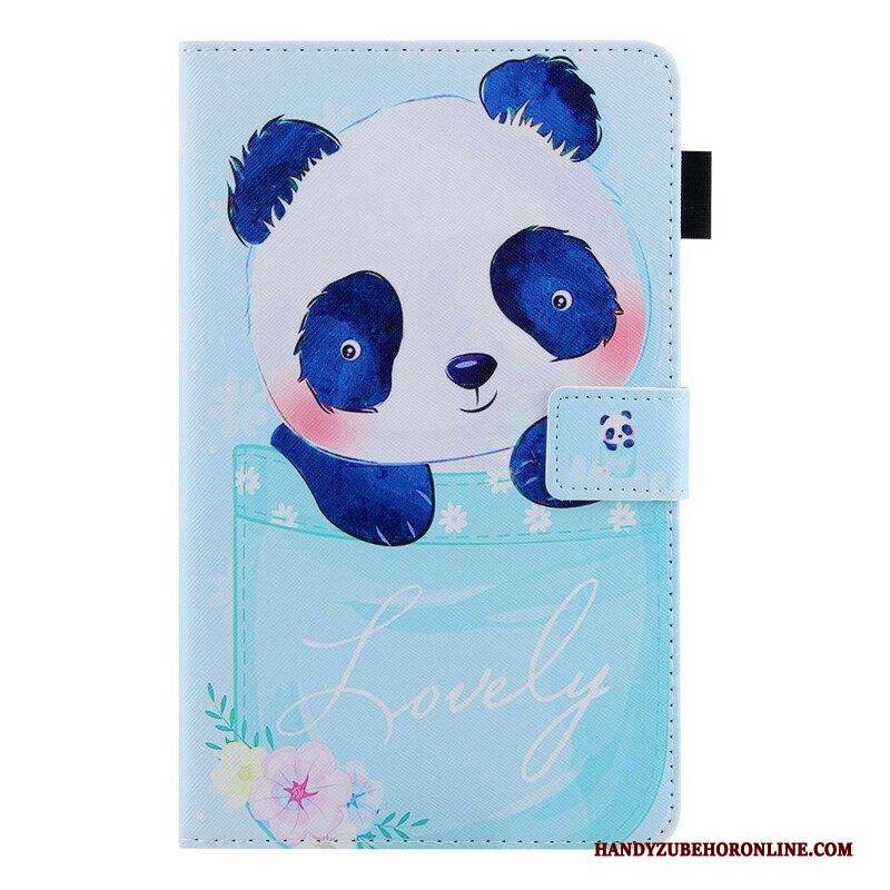 Flip Case Für Samsung Galaxy Tab A7 Lite Süßer Panda