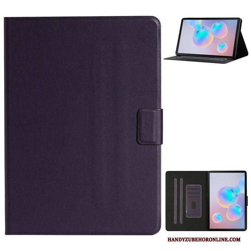 Flip Case Für Samsung Galaxy Tab S8 / Tab S7 Klassisches Kunstleder