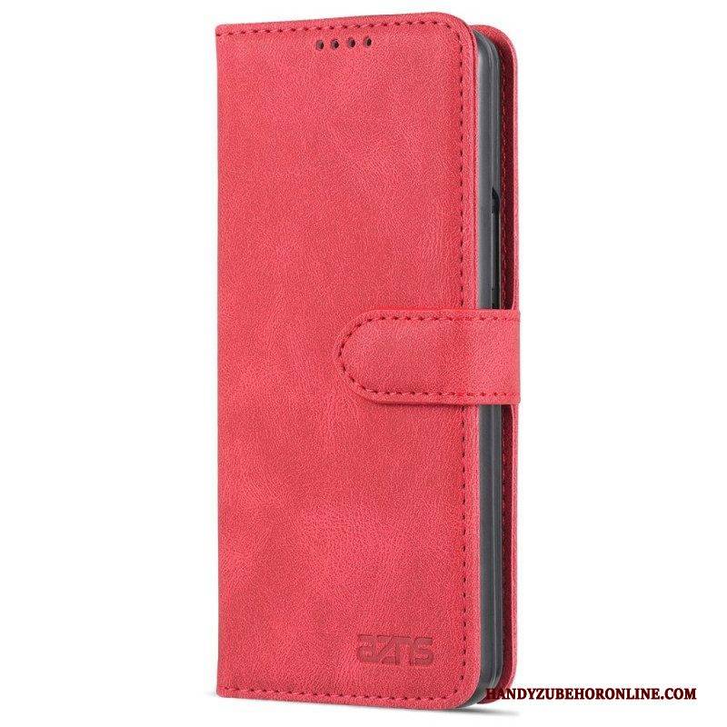 Flip Case Für Samsung Galaxy Z Fold 4 Brieftasche Azns Stitching Wallet