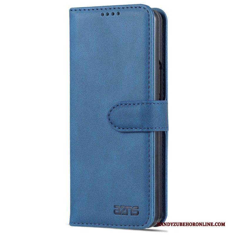 Flip Case Für Samsung Galaxy Z Fold 4 Brieftasche Azns Stitching Wallet