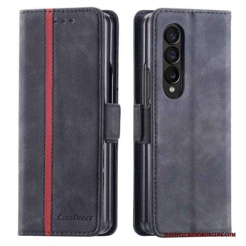 Flip Case Für Samsung Galaxy Z Fold 4 Casedance Serie Waltz 001