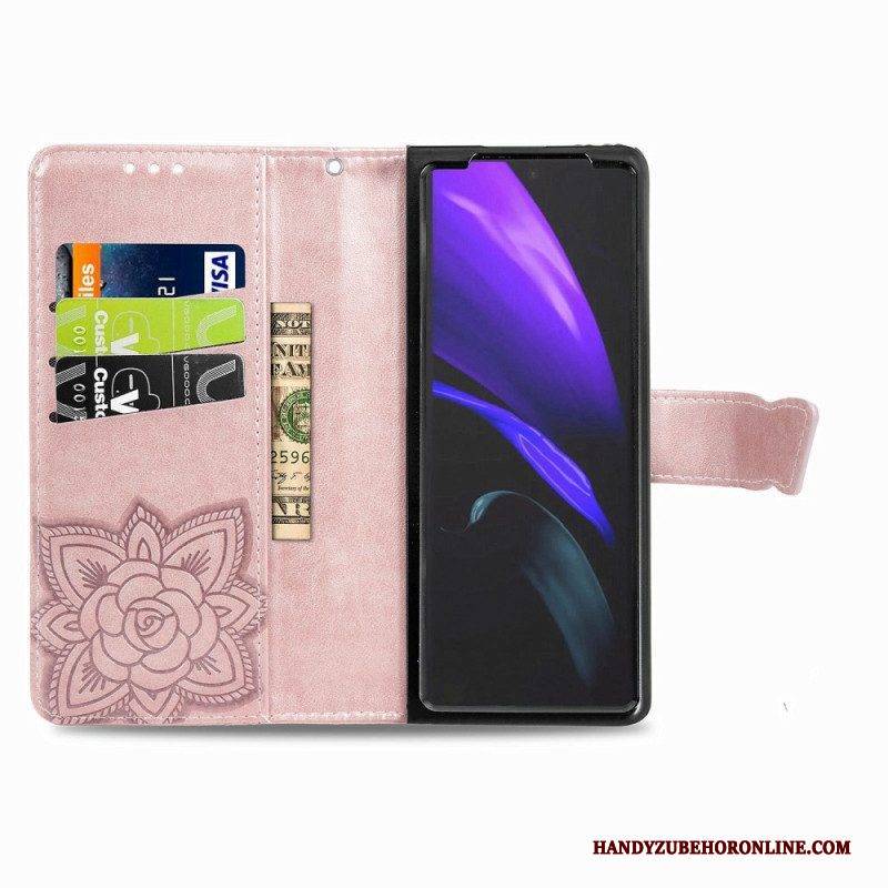 Flip Case Für Samsung Galaxy Z Fold 4 Riesiger Schmetterling