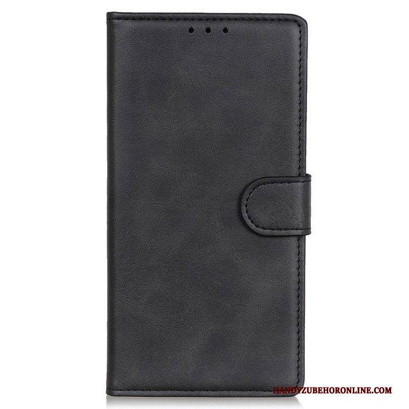 Flip Case Für Sony Xperia 1 IV Matter Ledereffekt