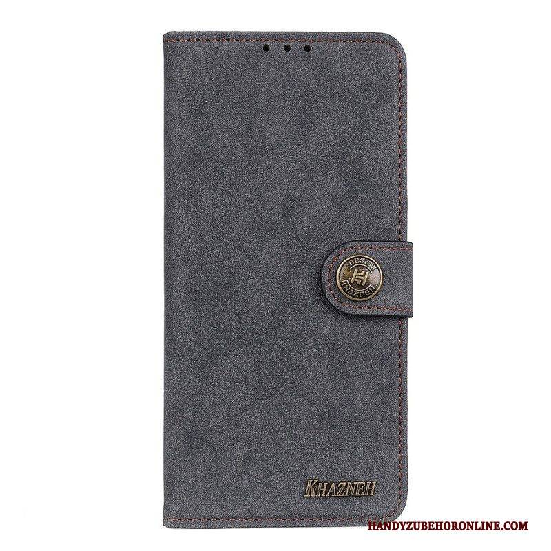 Flip Case Für Sony Xperia 1 IV Vintage Khazneh Spaltleder