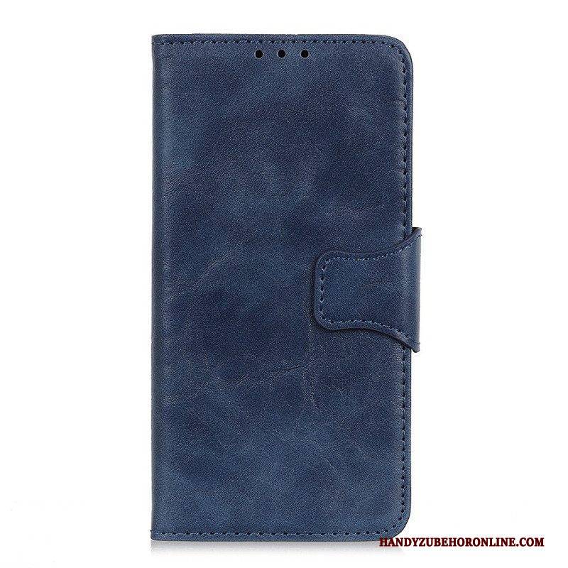 Flip Case Für Sony Xperia 1 IV Vintage-verschluss Aus Spaltleder