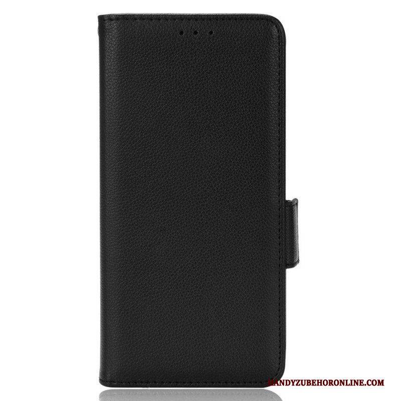 Flip Case Für Sony Xperia Pro-I Premium-litschi-ledereffekt