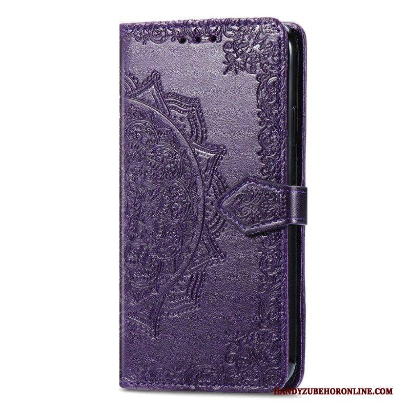 Flip Case Für Vivo Y35 Barock-mandala