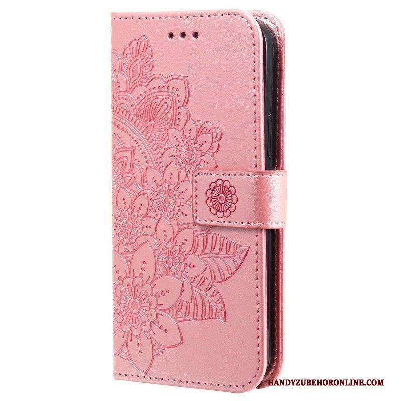 Flip Case Für Vivo Y35 Mit Kordel Riemchen-mandala