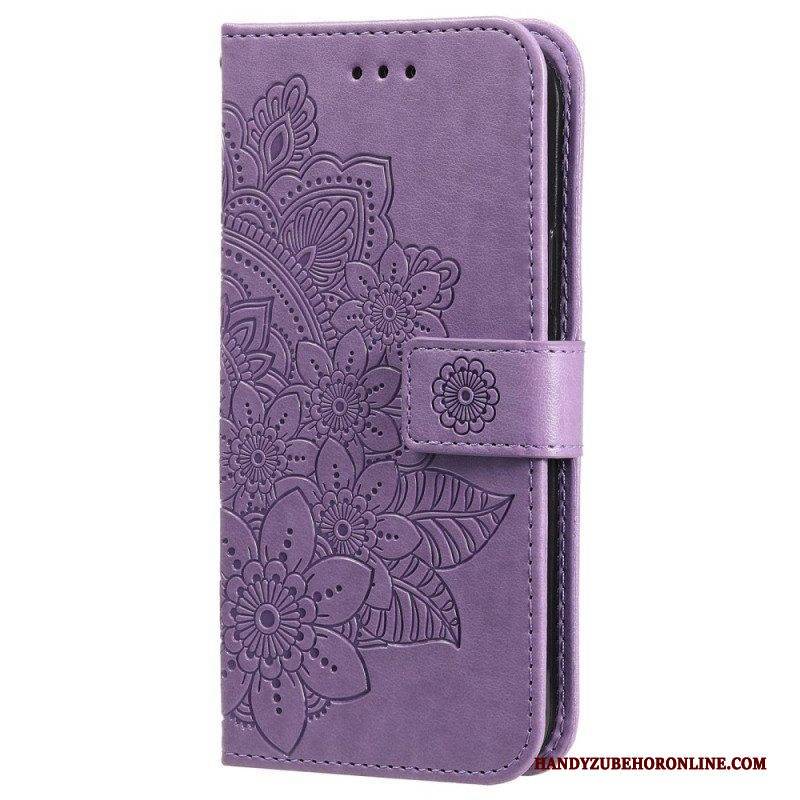 Flip Case Für Vivo Y35 Mit Kordel Riemchen-mandala