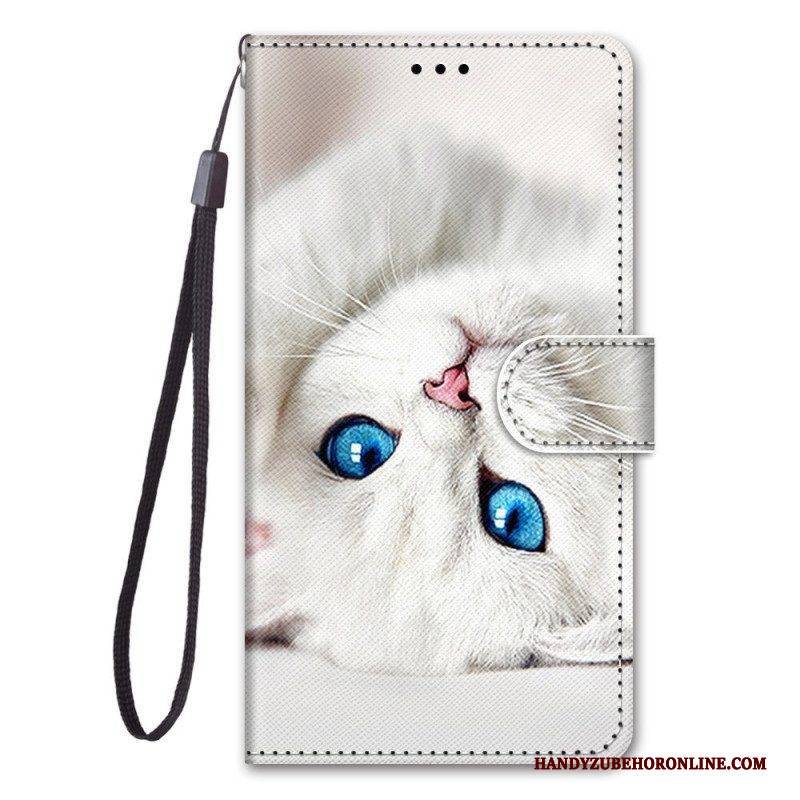 Flip Case Für Xiaomi 12 / 12X Katzen Mit Schlüsselband