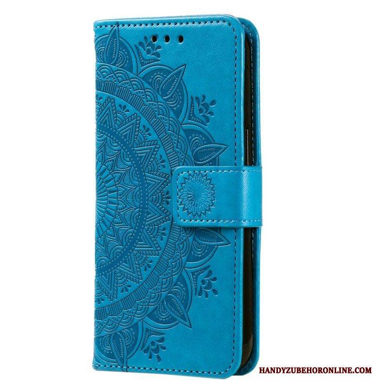 Flip Case Für Xiaomi 13 Lite Mandala-sonne Mit Schlüsselband