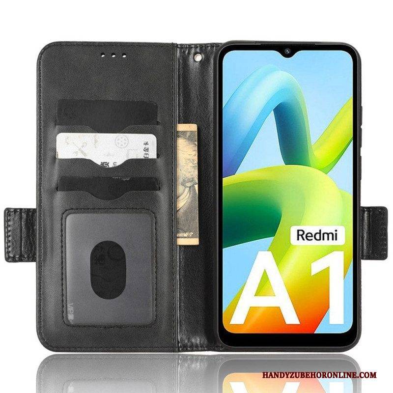 Flip Case Für Xiaomi Redmi A1 Dreiecke Mit Lanyard