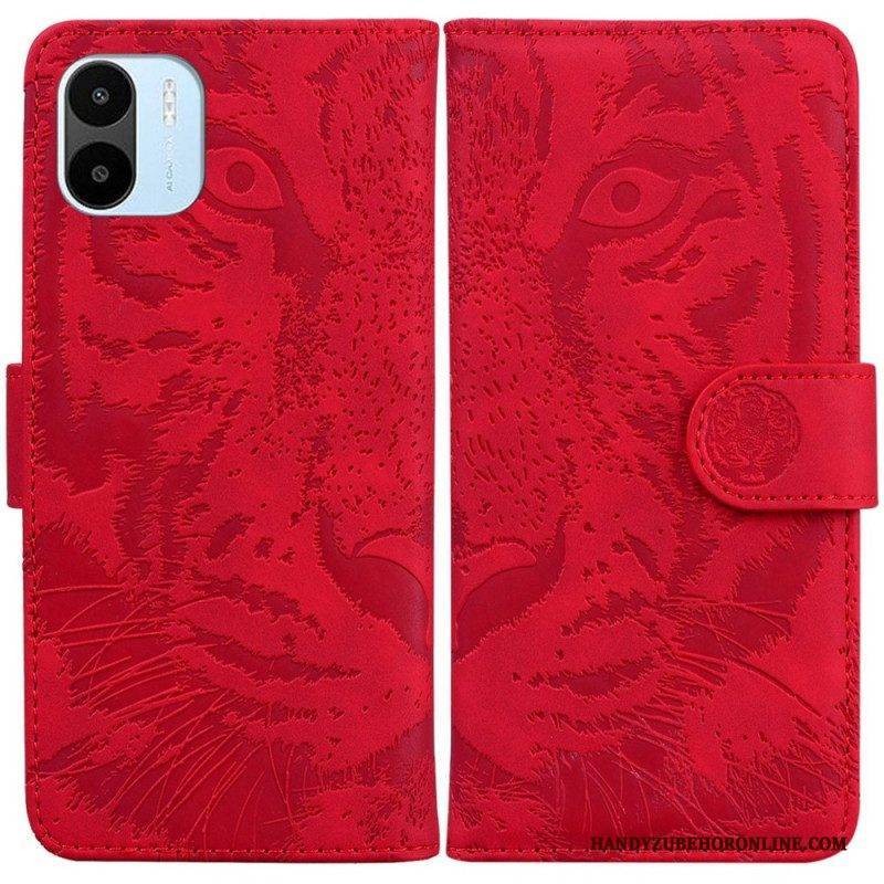 Flip Case Für Xiaomi Redmi A1 Tiger-fußabdruck