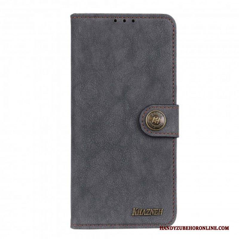 Flip Case Für Xiaomi Redmi Note 10 / 10S Khazneh Retro Spaltleder