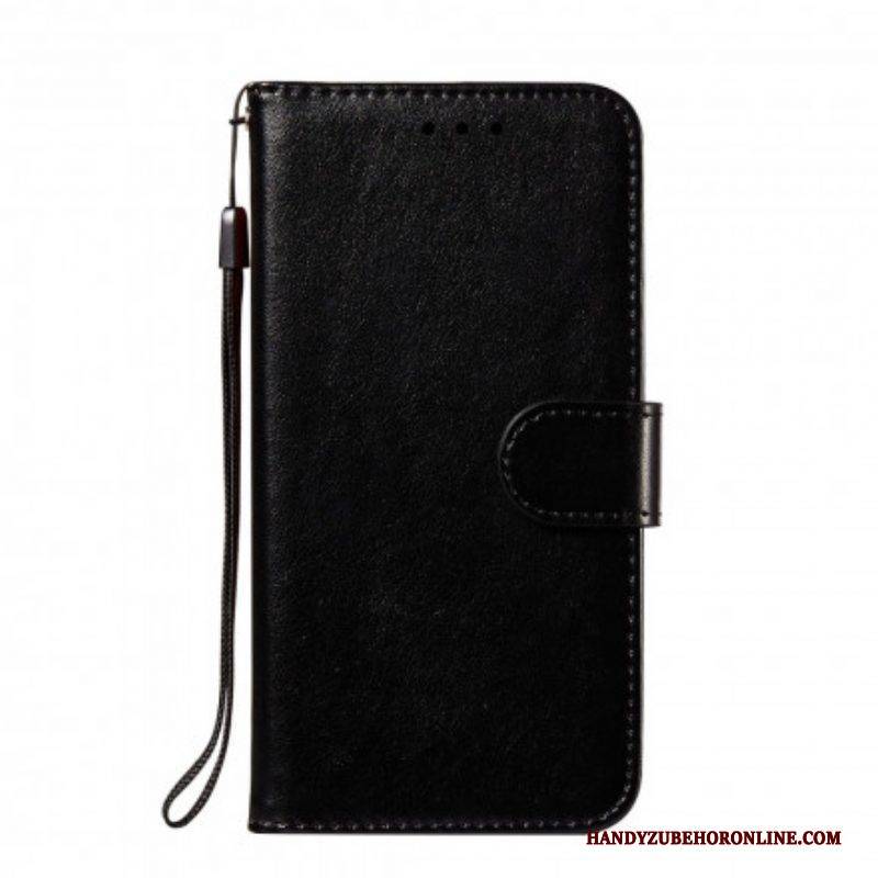 Flip Case Für Xiaomi Redmi Note 10 / 10S Monochromer Lederstil