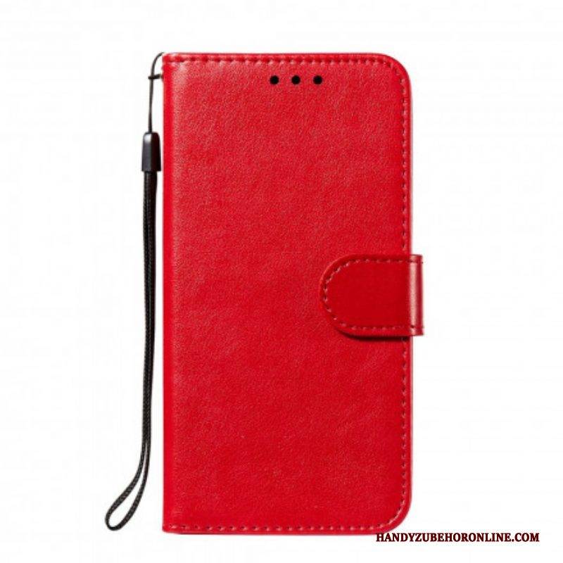 Flip Case Für Xiaomi Redmi Note 10 / 10S Monochromer Lederstil