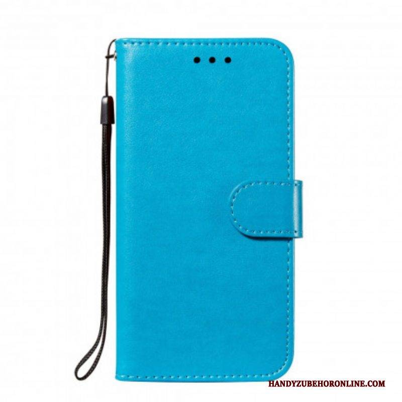 Flip Case Für Xiaomi Redmi Note 10 / 10S Monochromer Lederstil