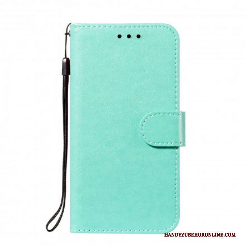 Flip Case Für Xiaomi Redmi Note 10 / 10S Monochromer Lederstil