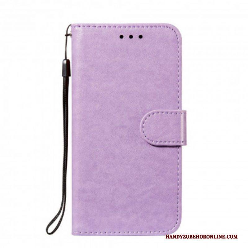 Flip Case Für Xiaomi Redmi Note 10 / 10S Monochromer Lederstil