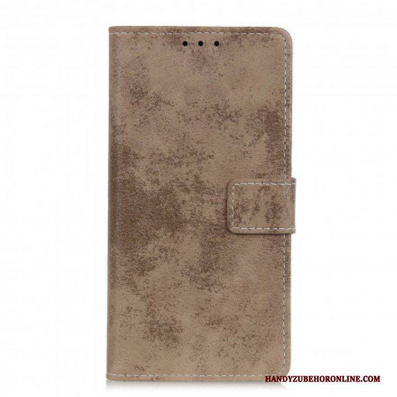 Flip Case Für Xiaomi Redmi Note 10 / 10S Vintage-ledereffekt