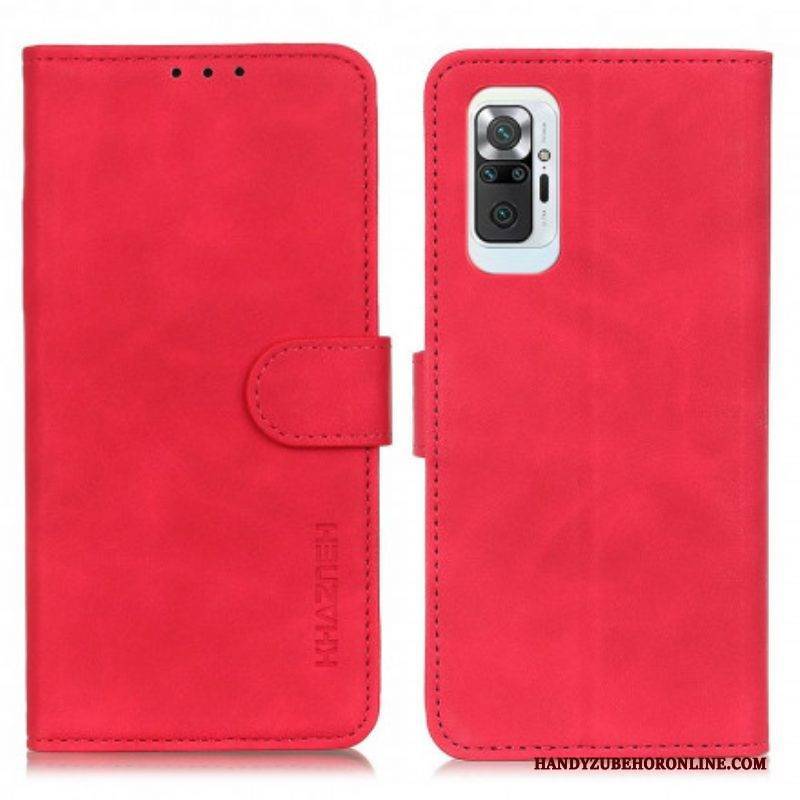 Flip Case Für Xiaomi Redmi Note 10 Pro Khazneh Vintage-ledereffekt