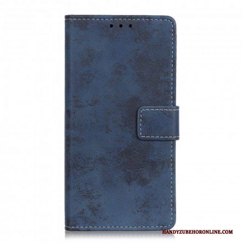 Flip Case Für Xiaomi Redmi Note 10 Pro Vintage-ledereffekt