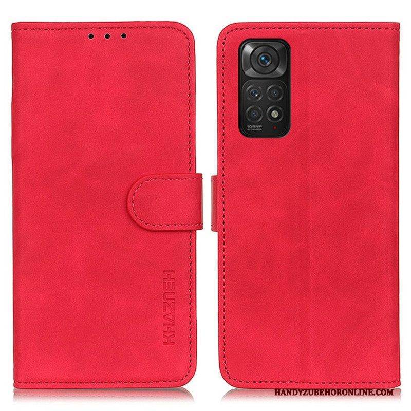 Flip Case Für Xiaomi Redmi Note 11 / 11S Khazneh Vintage-ledereffekt
