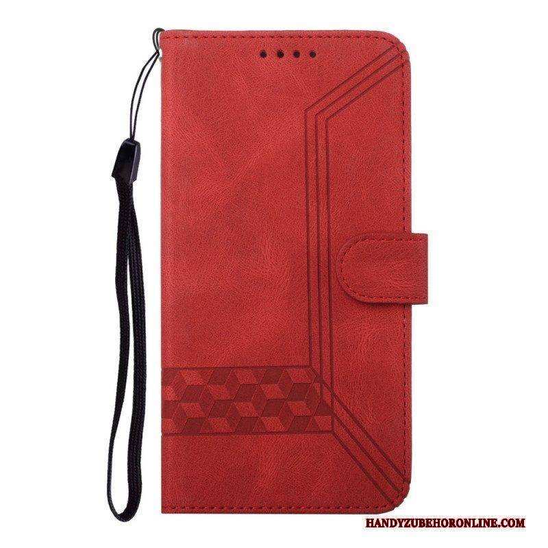 Flip Case Für Xiaomi Redmi Note 11 Pro / 11 Pro 5G Fries-ledereffekt