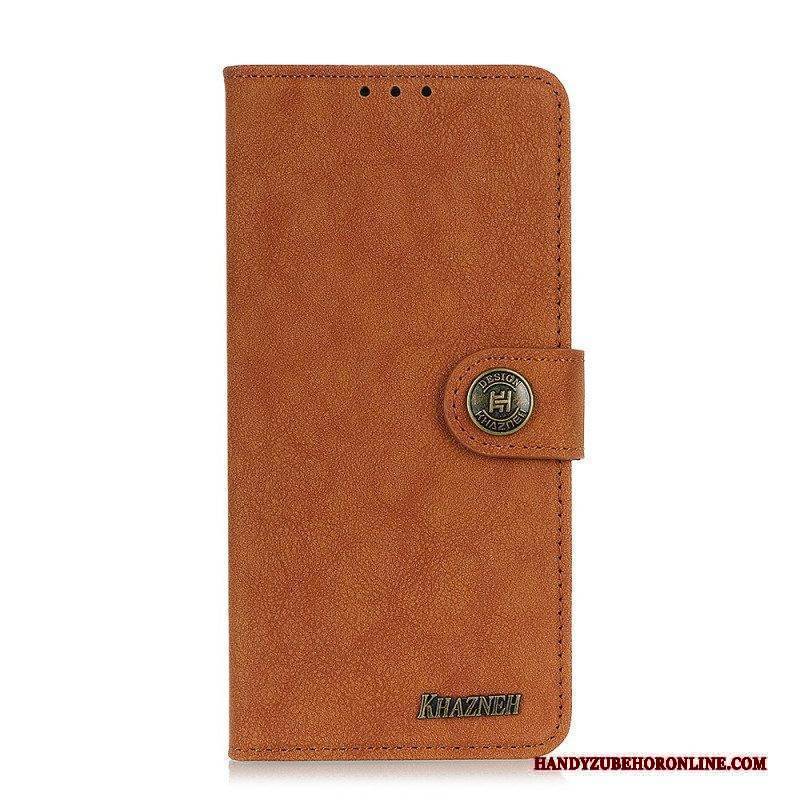 Flip Case Für Xiaomi Redmi Note 11 Pro / 11 Pro 5G Khazneh Retro-split-kunstleder