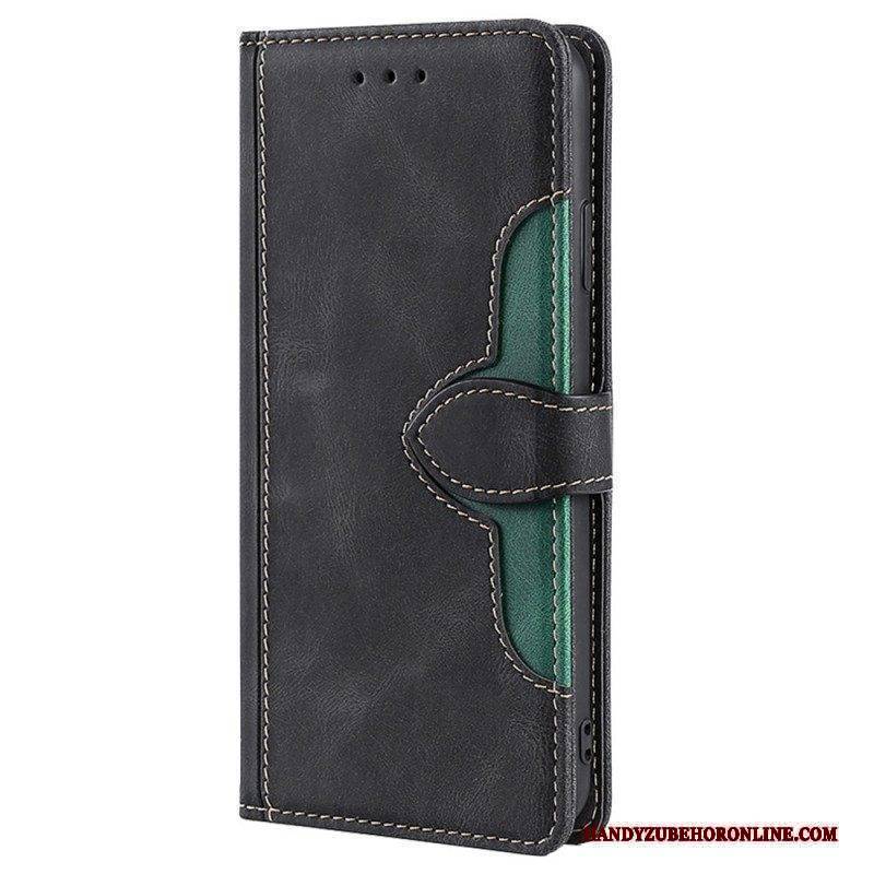 Flip Case Für Xiaomi Redmi Note 11 Pro / 11 Pro 5G Kunstleder Bicolor Stylisch