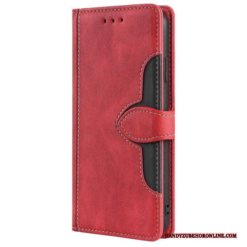 Flip Case Für Xiaomi Redmi Note 11 Pro / 11 Pro 5G Kunstleder Bicolor Stylisch