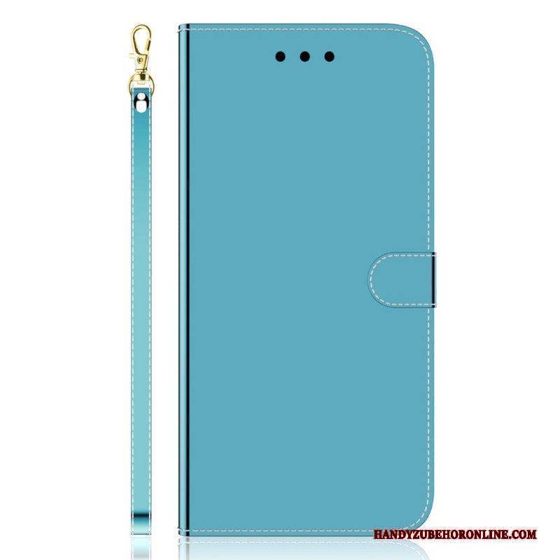 Flip Case Für Xiaomi Redmi Note 11 Pro / 11 Pro 5G Spiegelabdeckung Aus Kunstleder