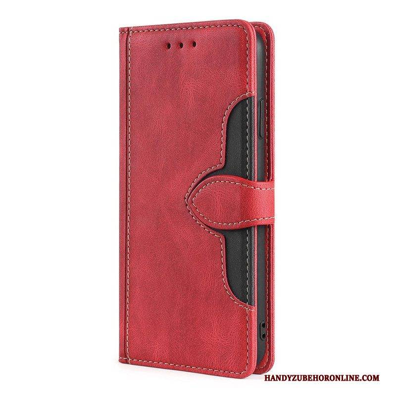 Flip Case Für Xiaomi Redmi Note 11 Pro Plus 5G Kunstleder Bicolor Stylisch