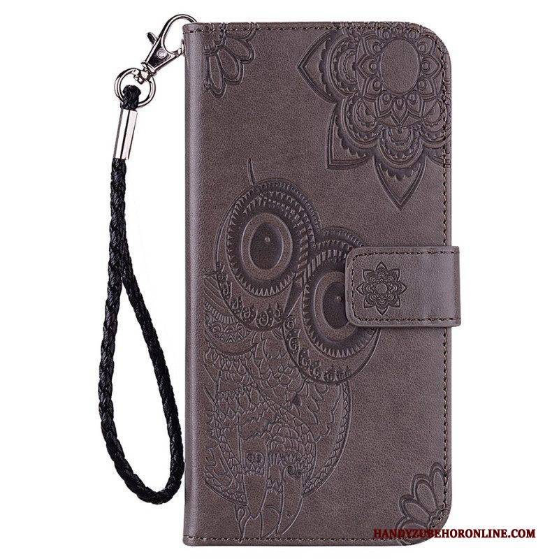 Flip Case Für Xiaomi Redmi Note 11 Pro Plus 5G Mandala-eule