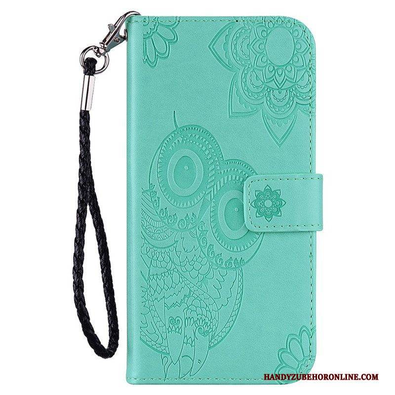 Flip Case Für Xiaomi Redmi Note 11 Pro Plus 5G Mandala-eule