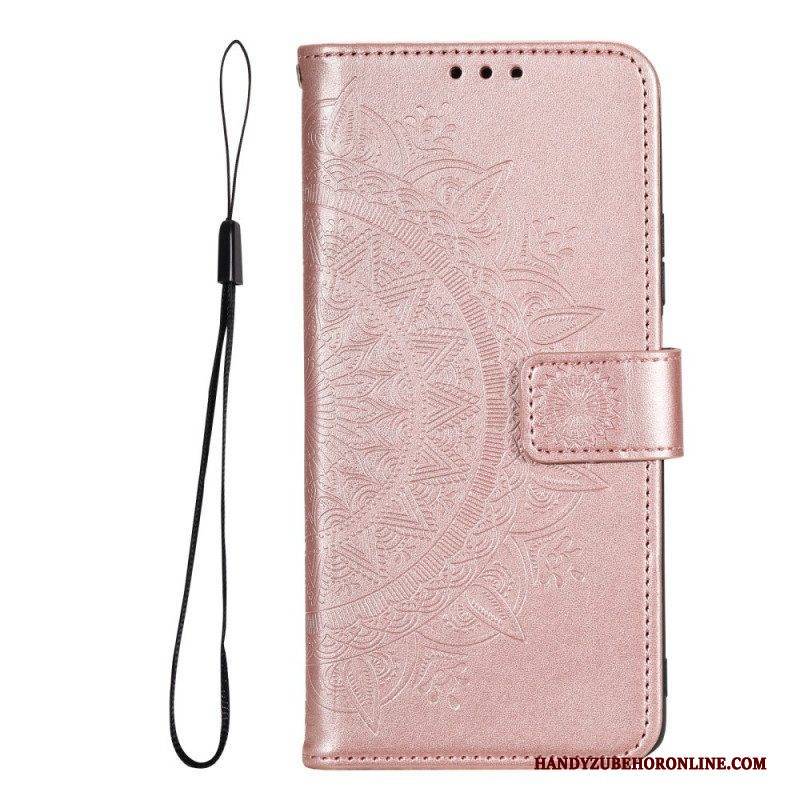 Flip Case Für Xiaomi Redmi Note 11 Pro Plus 5G Sonnenmandala