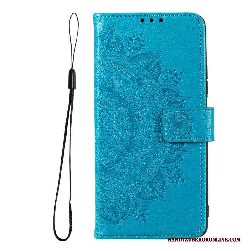 Flip Case Für Xiaomi Redmi Note 11 Pro Plus 5G Sonnenmandala