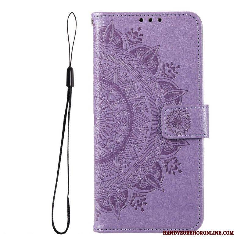 Flip Case Für Xiaomi Redmi Note 11 Pro Plus 5G Sonnenmandala