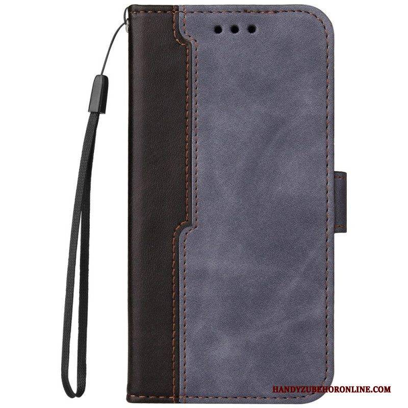 Flip Case Für Xiaomi Redmi Note 11 Pro Plus 5G Zweifarbig