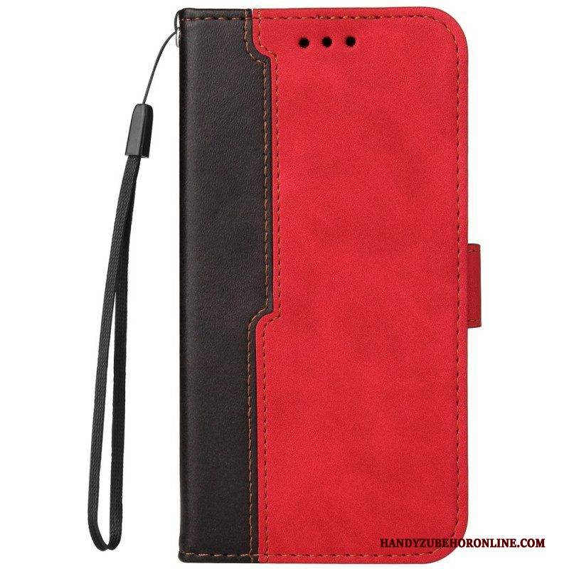 Flip Case Für Xiaomi Redmi Note 11 Pro Plus 5G Zweifarbig