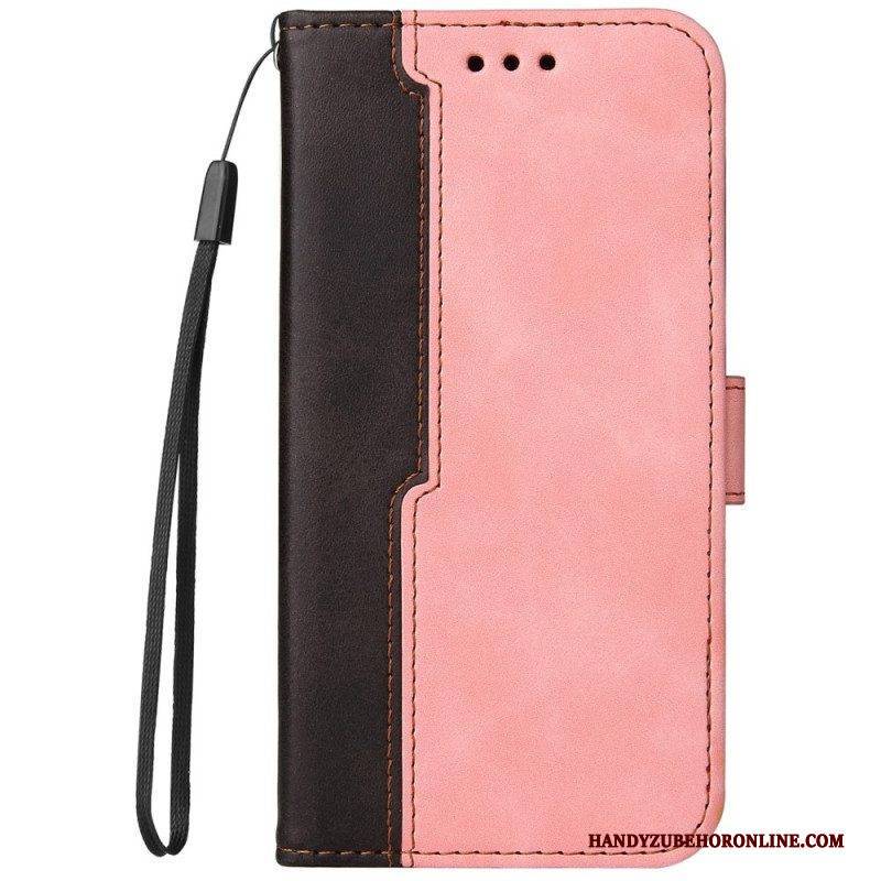 Flip Case Für Xiaomi Redmi Note 11 Pro Plus 5G Zweifarbig