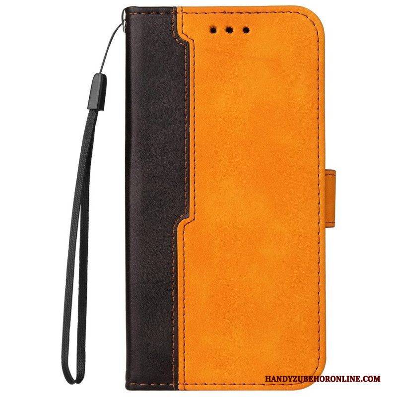 Flip Case Für Xiaomi Redmi Note 11 Pro Plus 5G Zweifarbig