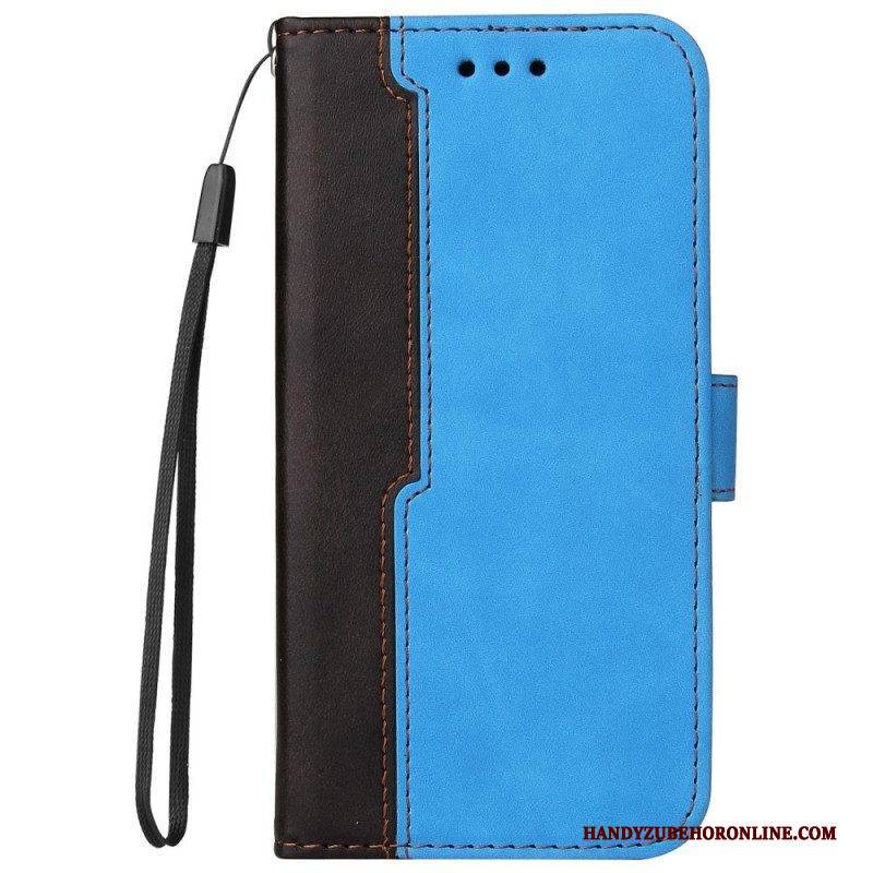 Flip Case Für Xiaomi Redmi Note 11 Pro Plus 5G Zweifarbig