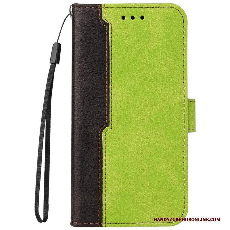 Flip Case Für Xiaomi Redmi Note 11 Pro Plus 5G Zweifarbig