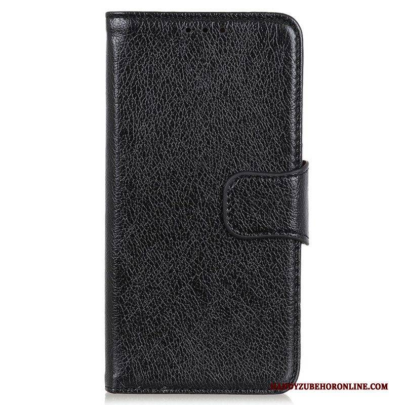 Flip Case Für Xiaomi Redmi Note 12 4G Gespaltenes Nappaleder