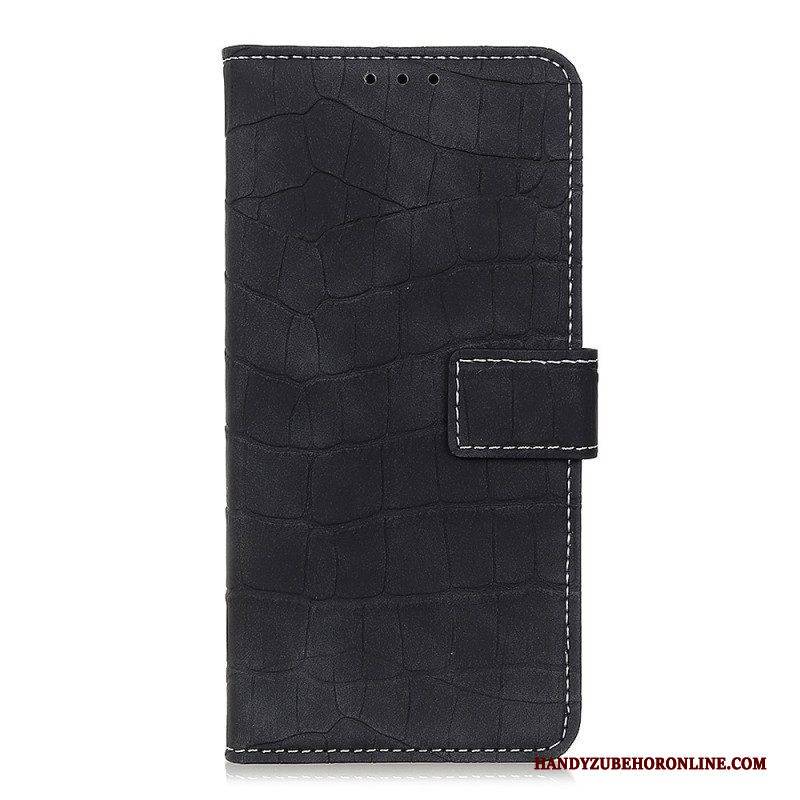 Flip Case Für Xiaomi Redmi Note 12 4G Krokodil