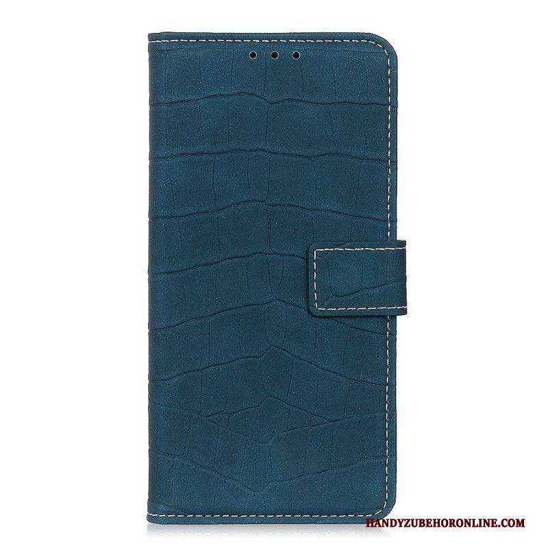 Flip Case Für Xiaomi Redmi Note 12 4G Krokodil