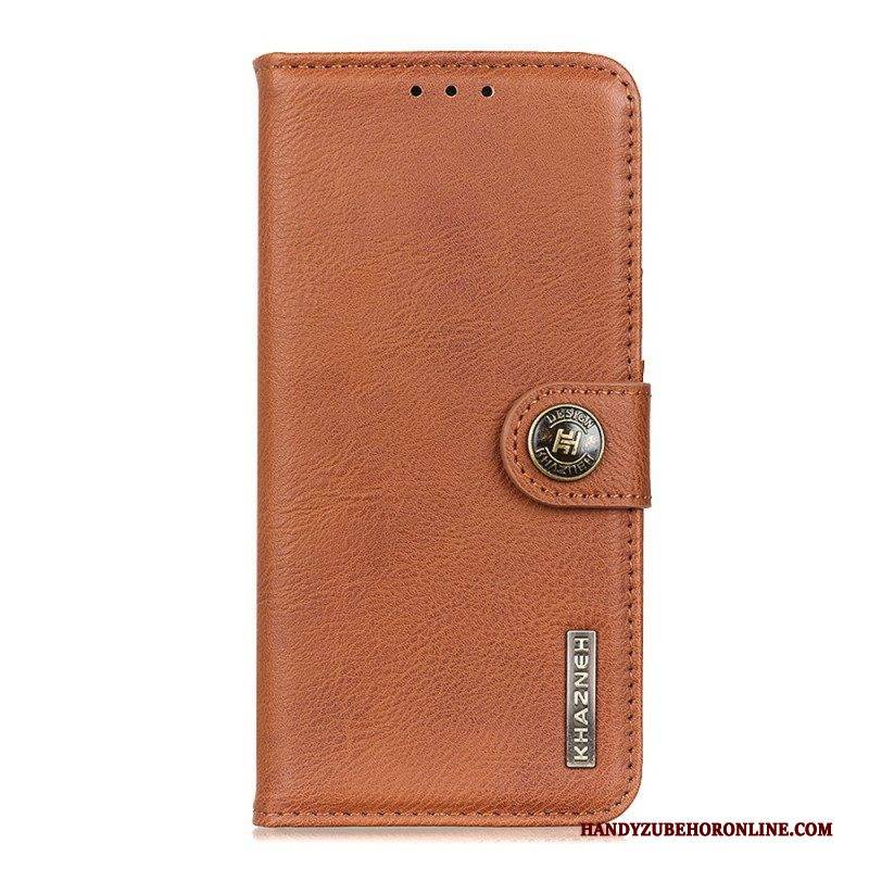 Flip Case Für Xiaomi Redmi Note 12 4G Kunstleder Retro Khazneh